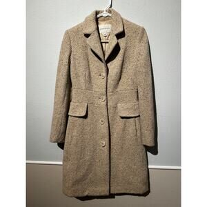 Banana Republic Wool Cream Coat Size XS